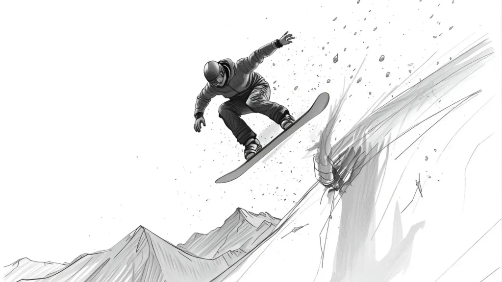 Epic Snowboarding Captions