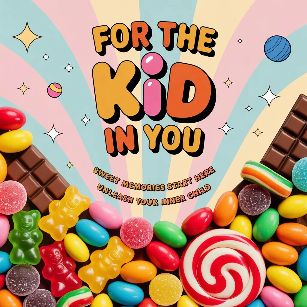โFor the Kid in Youโ Candy Slogan Ideas