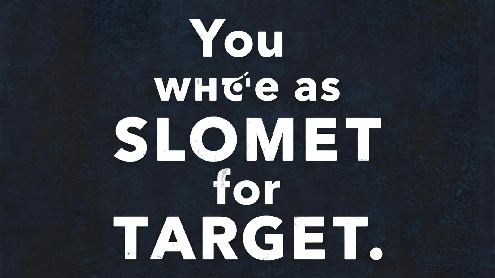 Motivational Slogan for Target